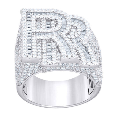 925 Sterling Silver Moissanite Ring