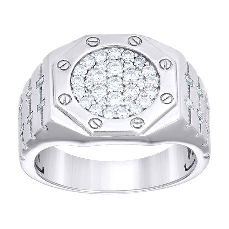 925 Sterling Silver Moissanite Ring