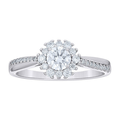 925 Sterling Silver Moissanite Ring