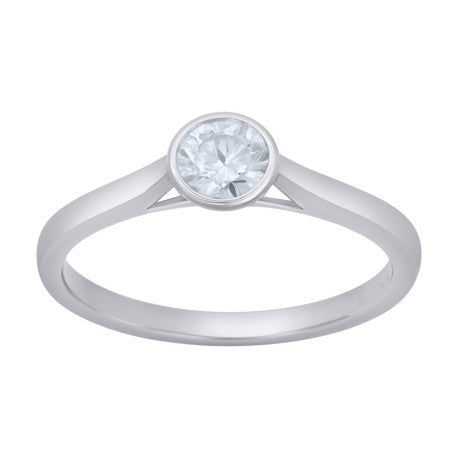 925 Sterling Silver Moissanite Ring