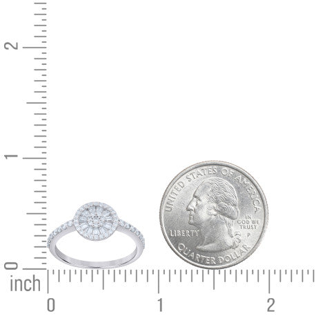 925 Sterling Silver Moissanite Ring