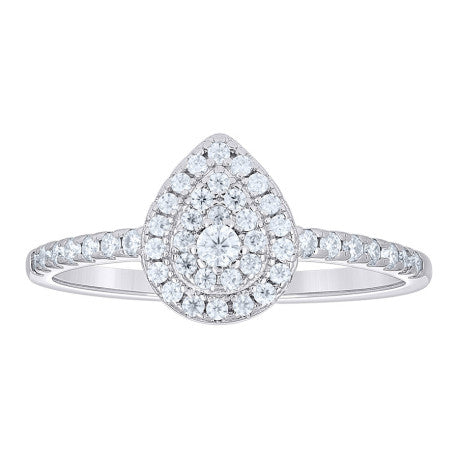 925 Sterling Silver Moissanite Ring