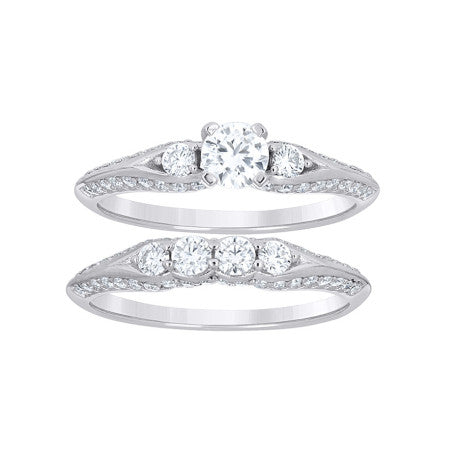 925 Sterling Silver Moissanite Ring