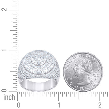 925 Sterling Silver Moissanite Ring