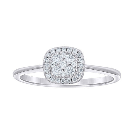 925 Sterling Silver Moissanite Ring