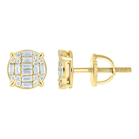 925 Sterling Silver Moissanite Stud Earrings