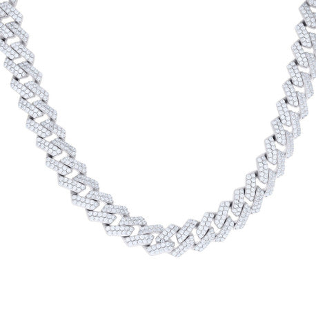 925 Sterling Silver Monaco 12mm Moissanite