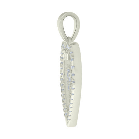 925 Sterling Silver Pendant "B"