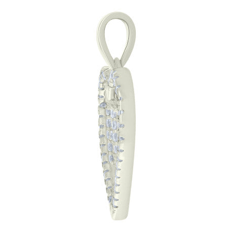 925 Sterling Silver Pendant "H"