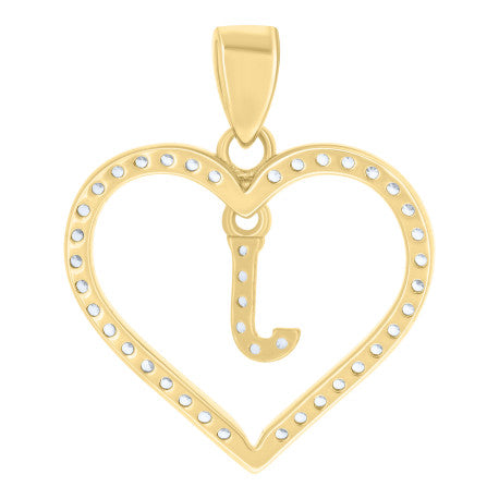 925 Sterling Silver Pendant "J"