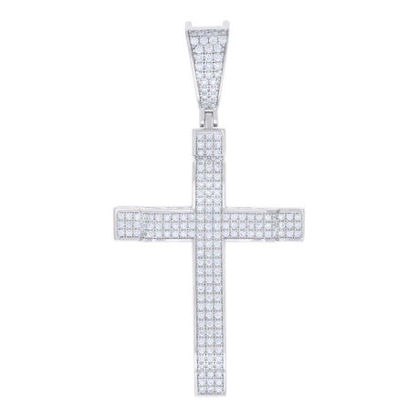 925 Sterling Silver Pendant Moissanite 1.03 Ctw