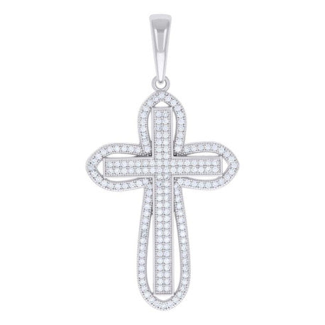 925 Sterling Silver Pendant Moissanite 1.09 Ctw