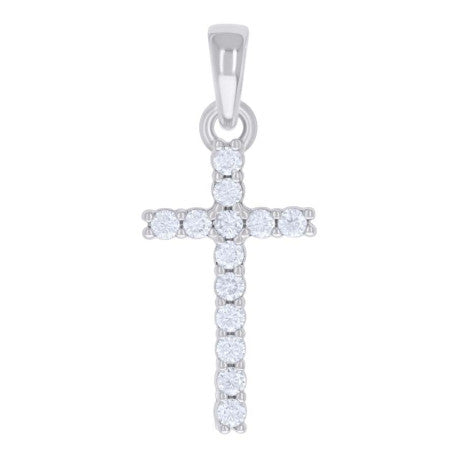 925 Sterling Silver 0.41Ctw Moissanite Pendant