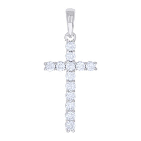 925 Sterling Silver 1.37Ctw Moissanite Pendant