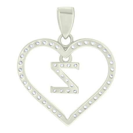 925 Sterling Silver Pendant "Z"
