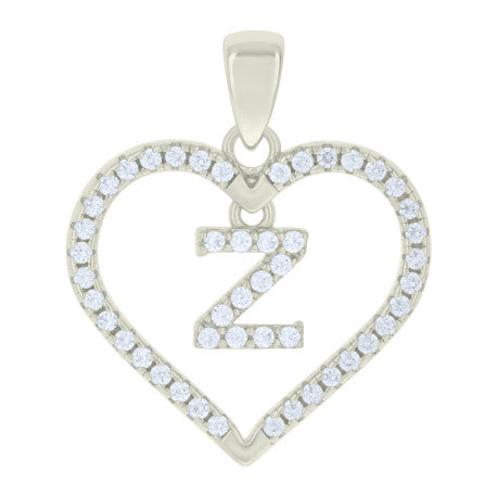 925 Sterling Silver Pendant "Z"