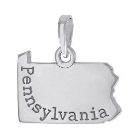 925 Sterling Silver Pennsylvania Pendant