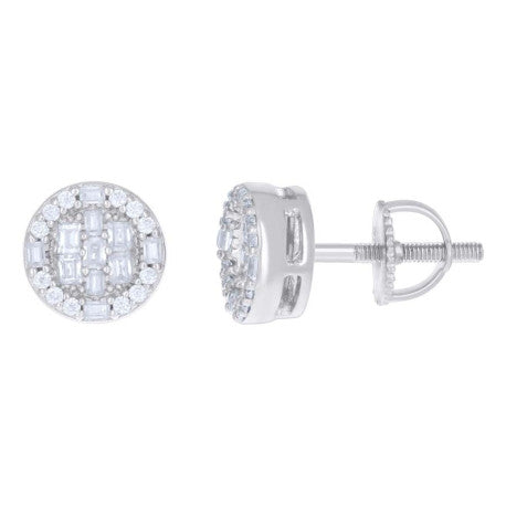 925 Sterling Silver R:0.12Ctw, B:0.51Ct Moissanit
