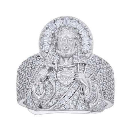 925 Sterling Silver R:1.82 , B:0.28Ctw Moissanite Ring S9-S12