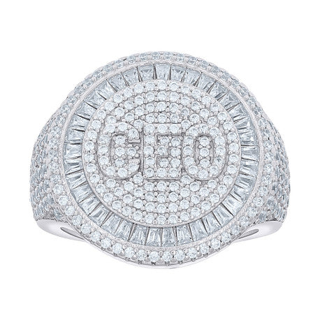 925 Sterling Silver R:2.30Ctw ,B:1.37Ctw Moissanite