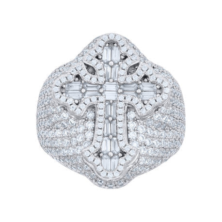 925 Sterling Silver R:4.67Ctw, B:1.36Ctw Moissanit
