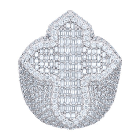 925 Sterling Silver R:5.50Ctw, B:2.05Ctw Moissanit