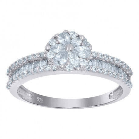 925 Sterling Silver Solitaire Ring