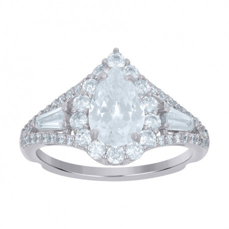 925 Sterling Silver Solitaire Ring