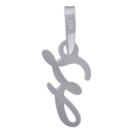 925 Sterling Silver "Z" Initial Pendant