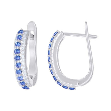 925 Streling Silver Cz Earring