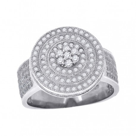 925 White-Cz Ring