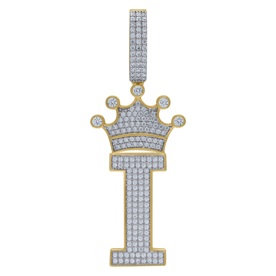 925-Silver Pendant "I" Initial