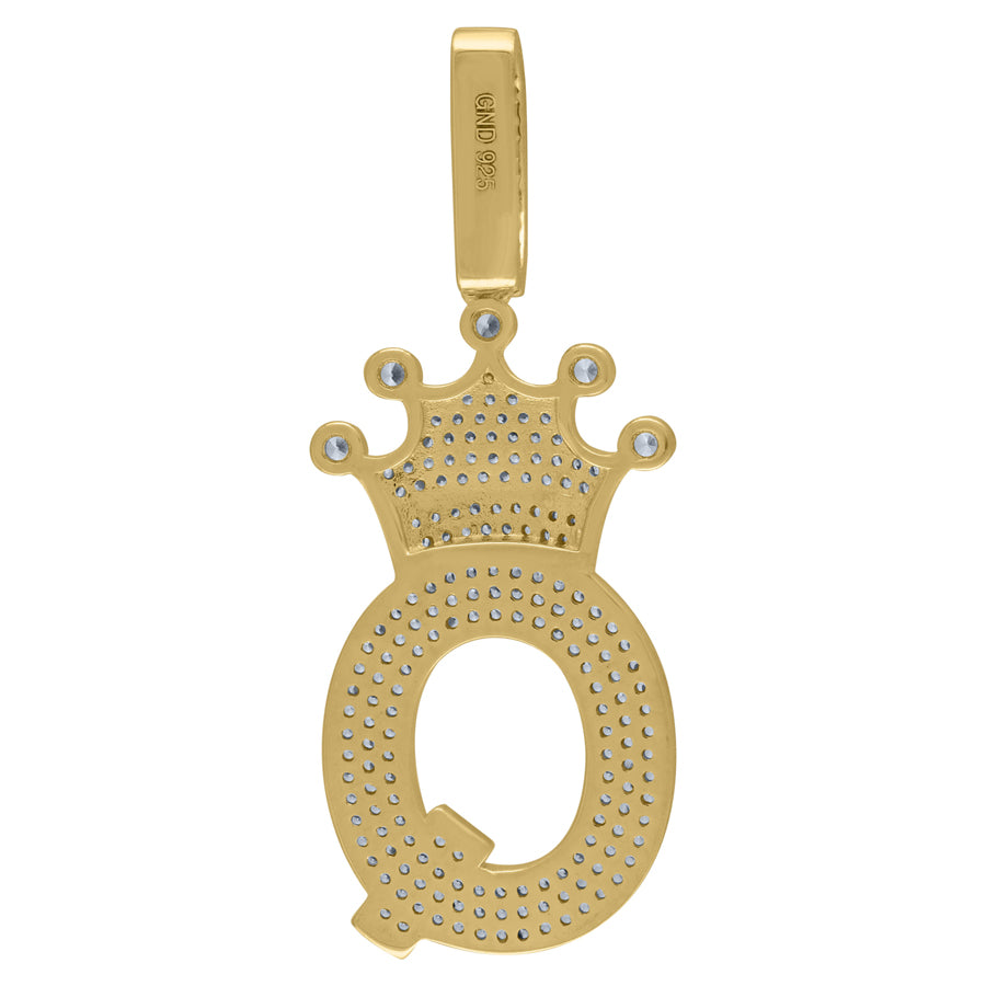 925-Silver Pendant "Q" Initial