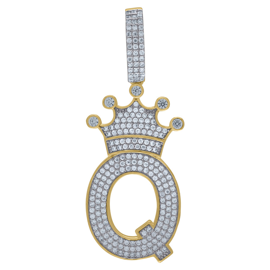925-Silver Pendant "Q" Initial