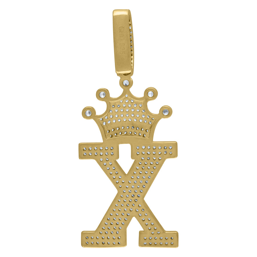 925-Silver Pendant "X" Initial