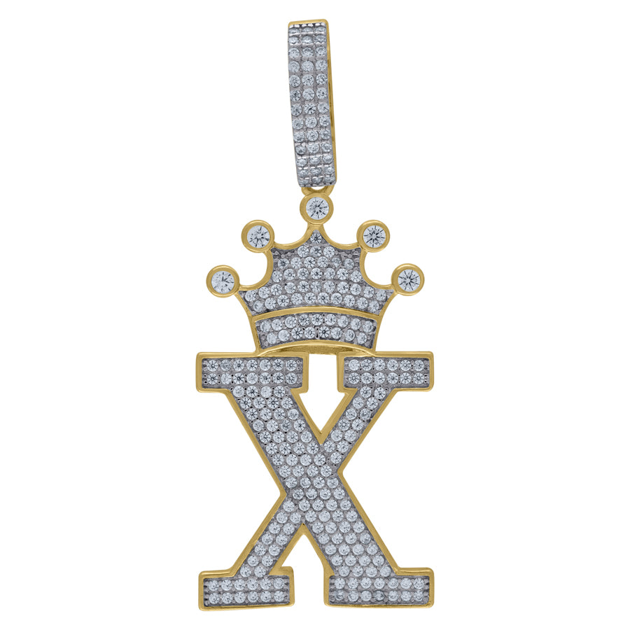 925-Silver Pendant "X" Initial