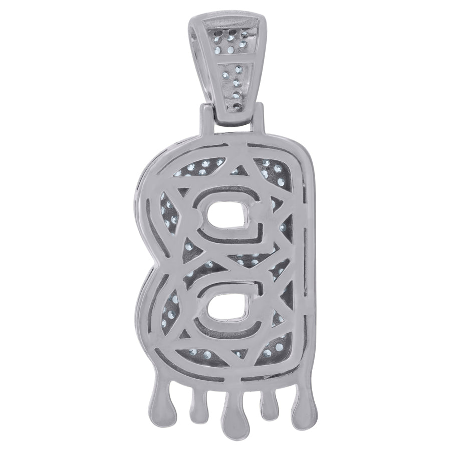 925-Silver Pendant "B" Initial