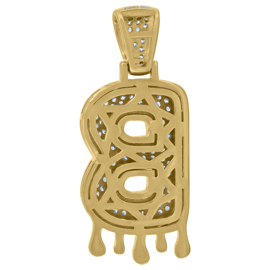 925-Silver Pendant "B" Initial