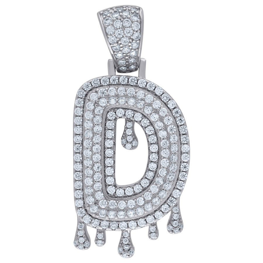 925-Silver Pendant "D" Initial