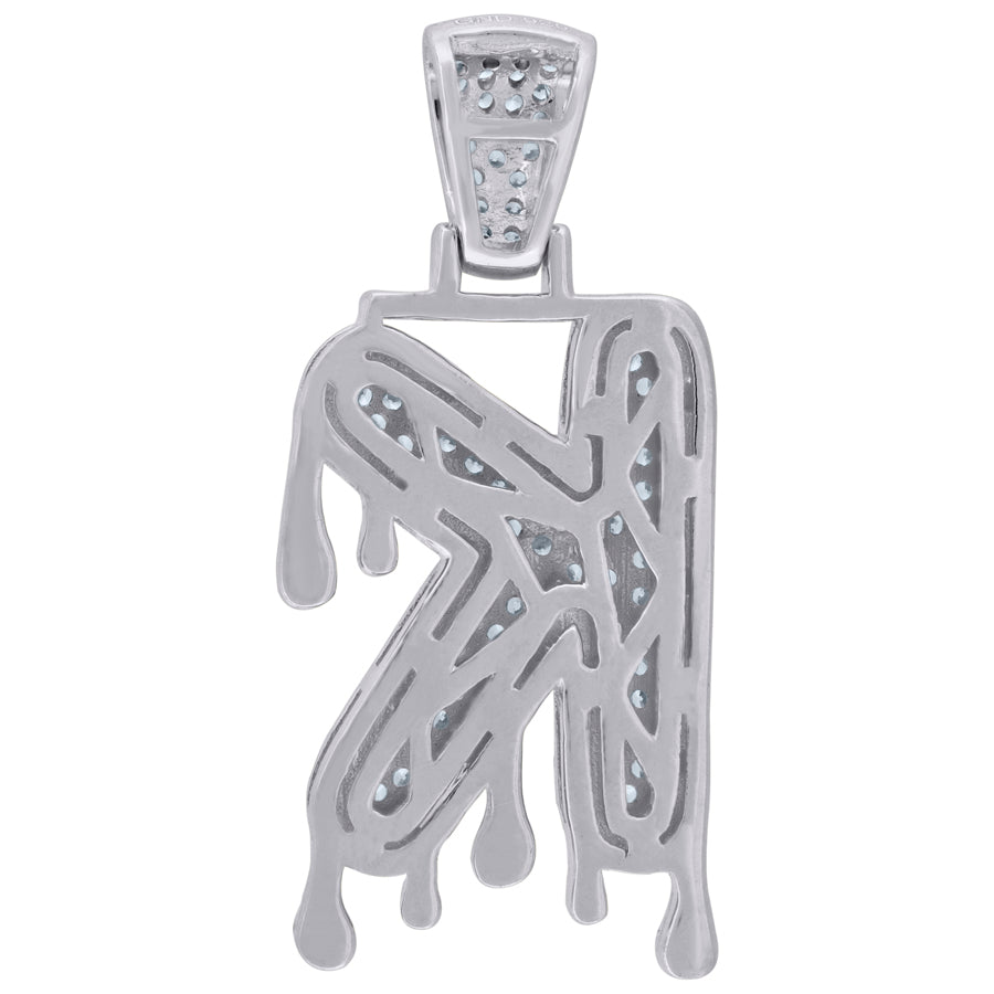 925-Silver Pendant "K" Initial
