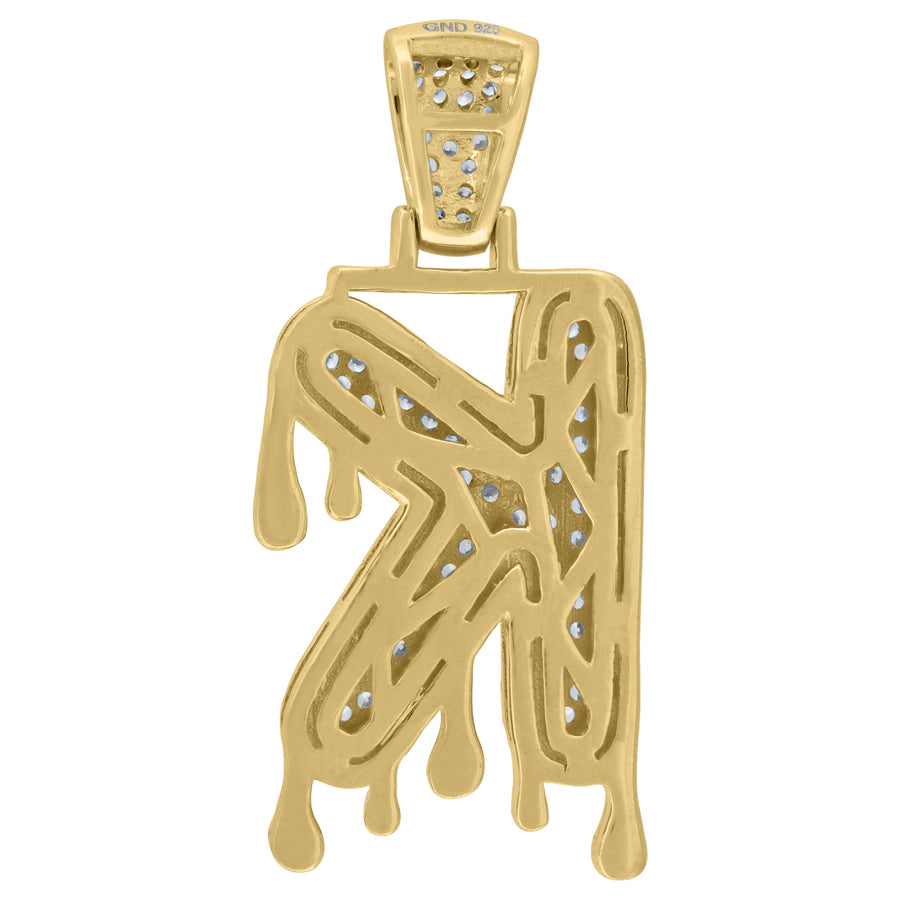 925-Silver Pendant "K" Initial