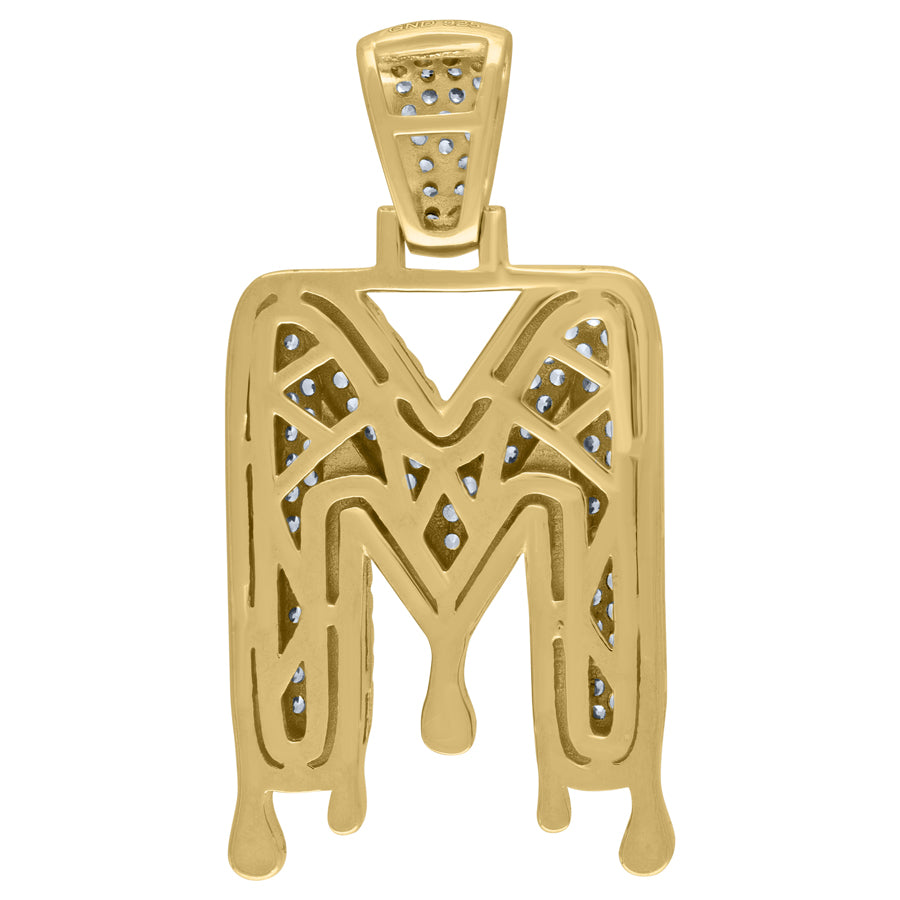925-Silver Pendant "M" Initial