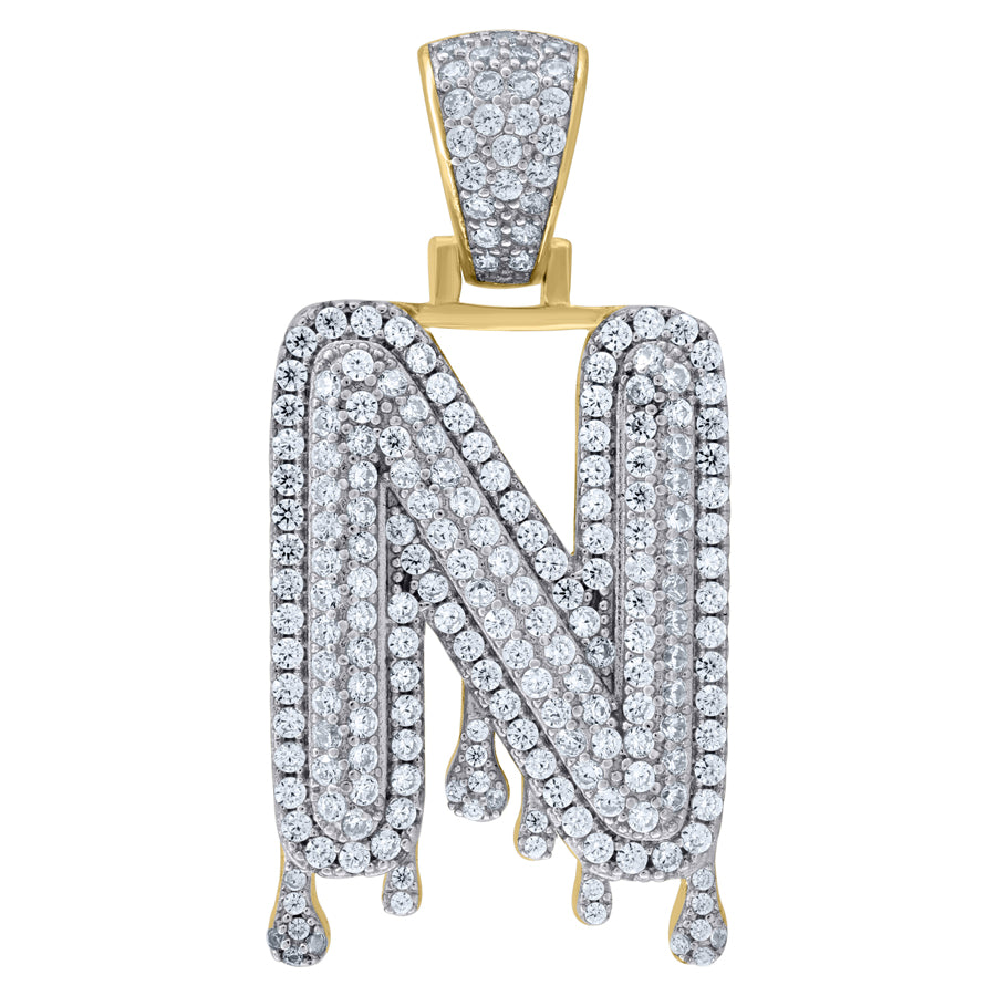 925-Silver Pendant "N" Initial