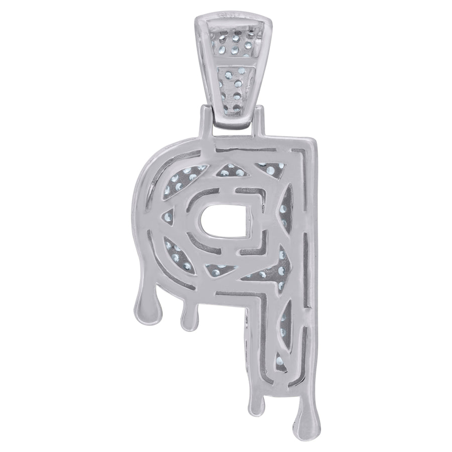 925-Silver Pendant "P" Initial