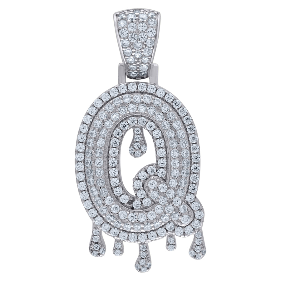 925-Silver Pendant "Q" Initial