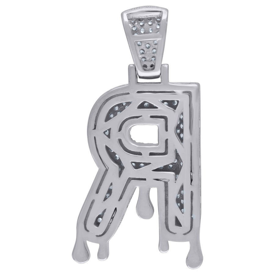925-Silver Pendant "R" Initial