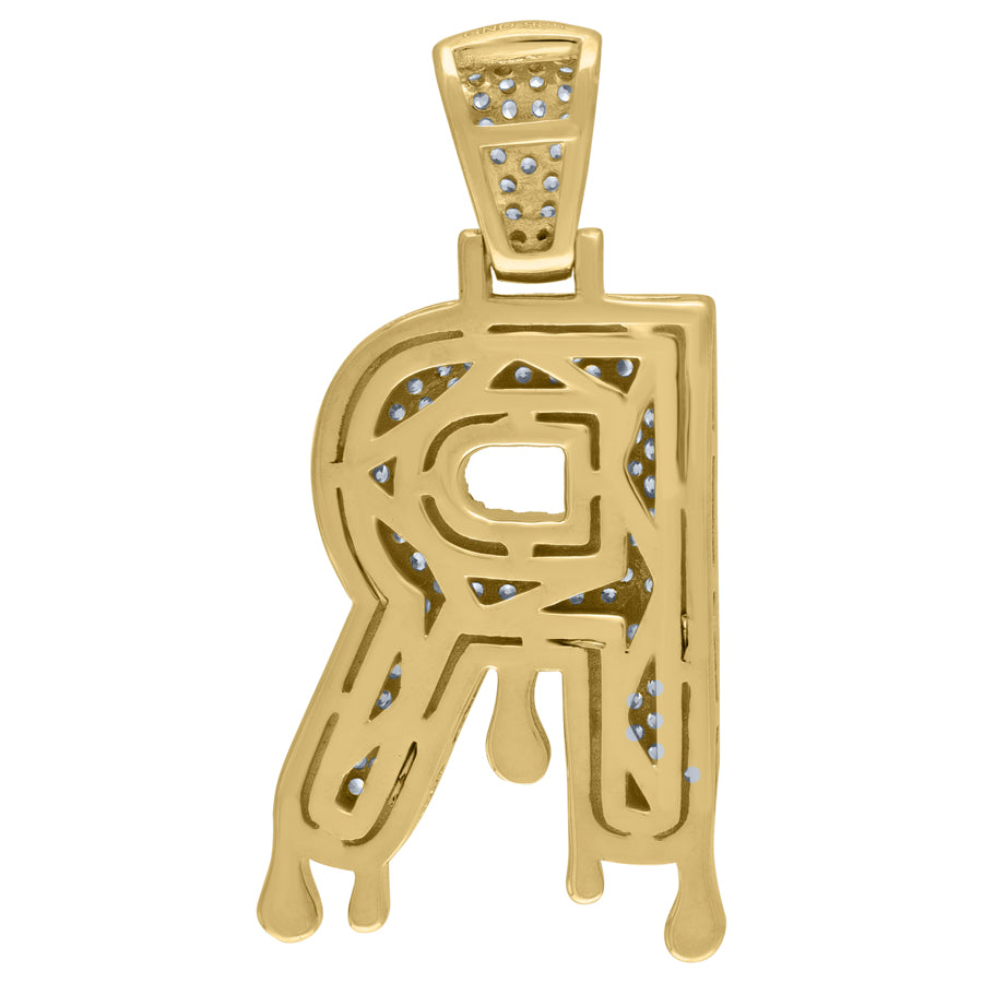 925-Silver Pendant "R" Initial