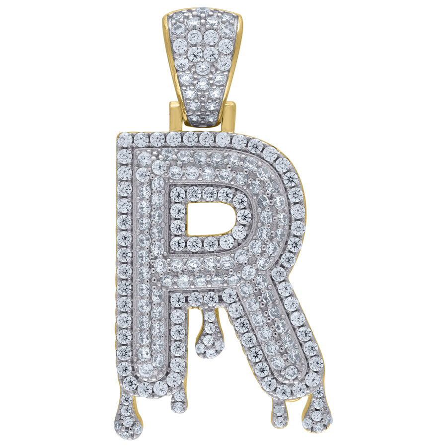 925-Silver Pendant "R" Initial
