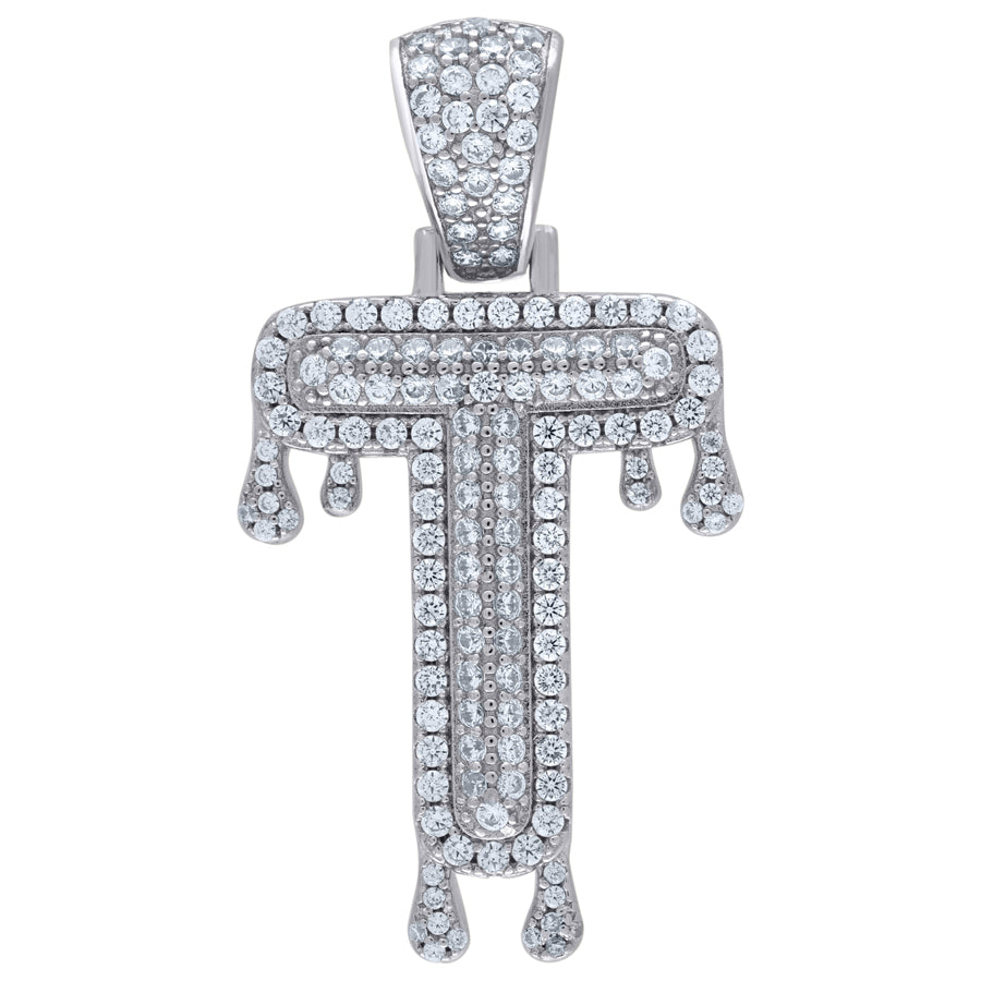 925-Silver Pendant "T" Initial