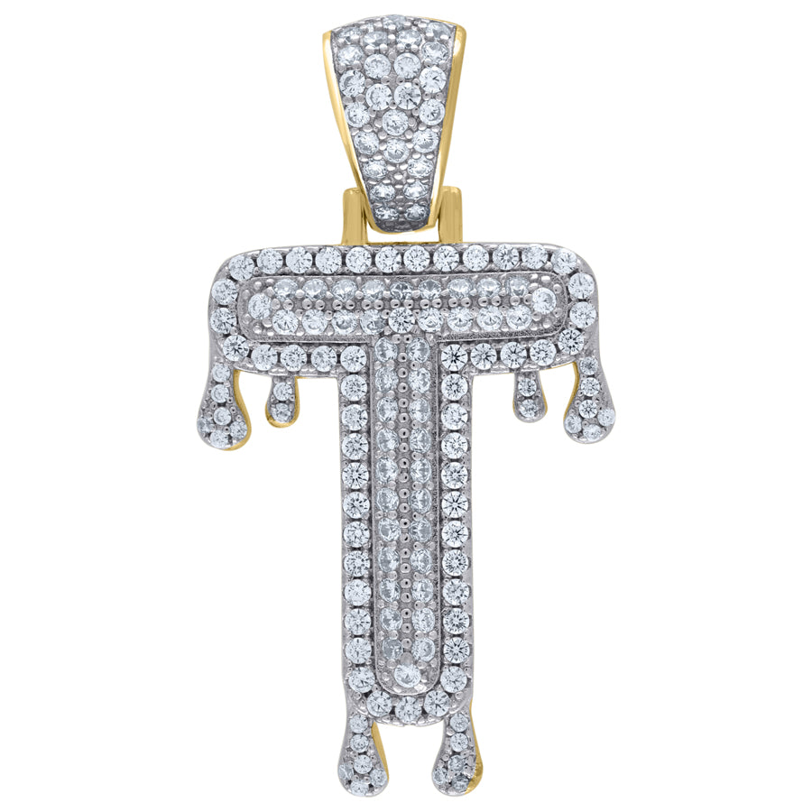 925-Silver Pendant "T" Initial